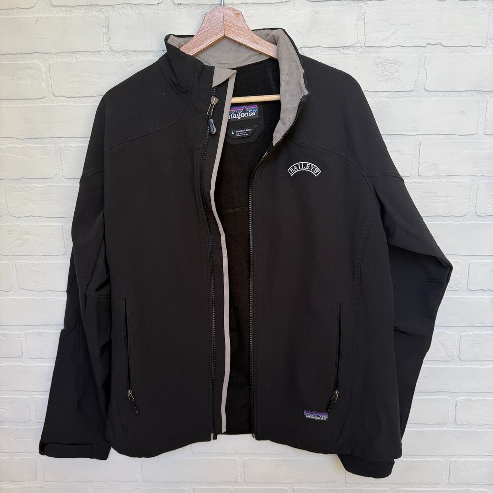 Vintage Patagonia Women's Full Zip Up Soft Shell Jacket Bailey's Promo -sz L - Picture 2 of 10